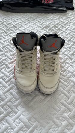 Nike Air Jordan 5 Retro Shattered Backboard DC1060-100 White Orange High Top Size 10
