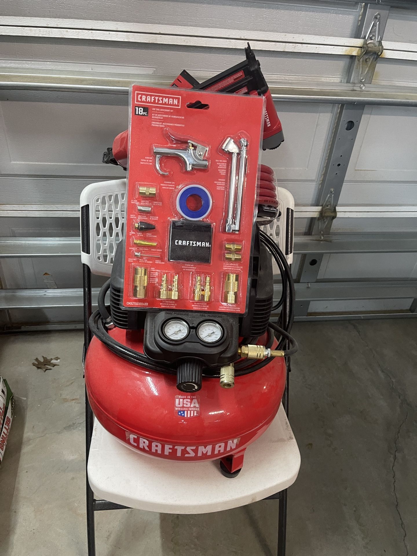 150 Psi Pancake Air Compressor With Accessories