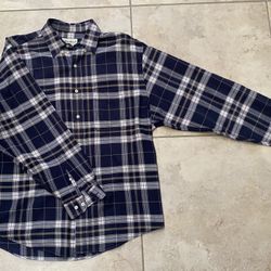 Original Eddie Bauer 100% Cotton Plaid Shirts