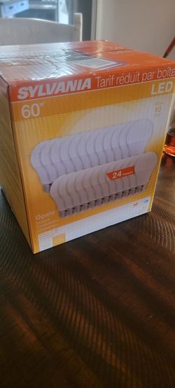 24pk Light Bulbs, Opale. Led 60 W