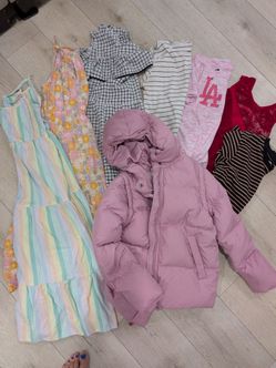 Set of girls clothes size 10-12 winter jacket