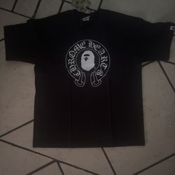 BAPE x Chrome Hearts Black T-Shirt – Rare Graphic 