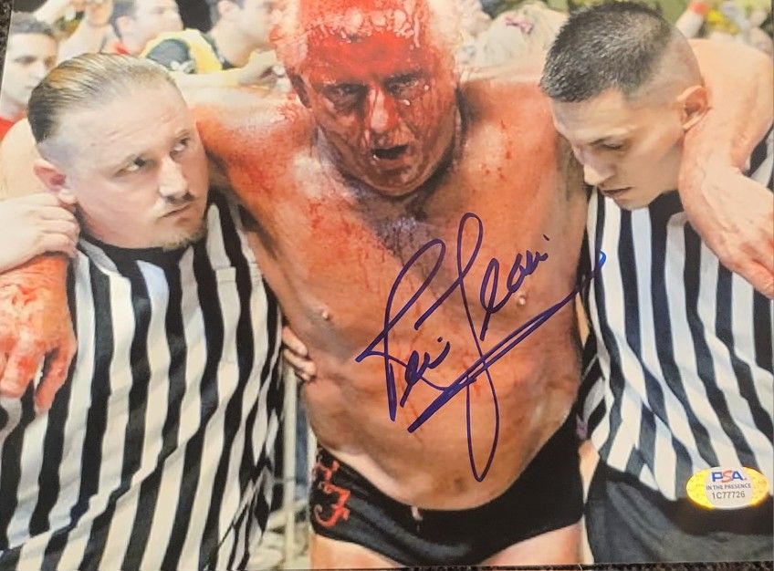 Ric flair Signed 8x10 Photo PSA/DNA COA
