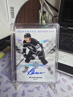 2020-21 Upper Deck Card Arthur Kaliyev Ultra Rookie 