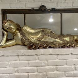 Female Golden Goddess/Buddha Statue