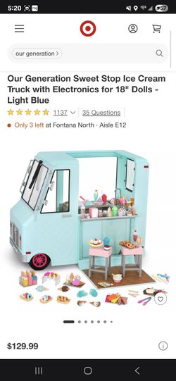 Our Generation Ice Cream Truck Toy