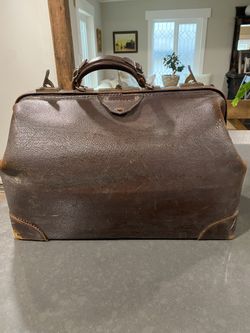Rare Vintage "Abel & Bach ABC" Luggage Doctors Bag Leather 