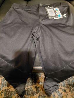 YL Under Armour Black Baseball Pants
