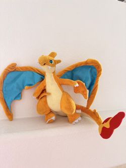 Pokemon Mega Charizard Y Plush Stuffed Animal Orange Dragon