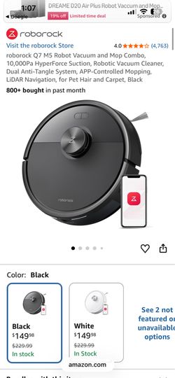 Roborock Q7 L5 Robot Vacuum And Mop Combo
