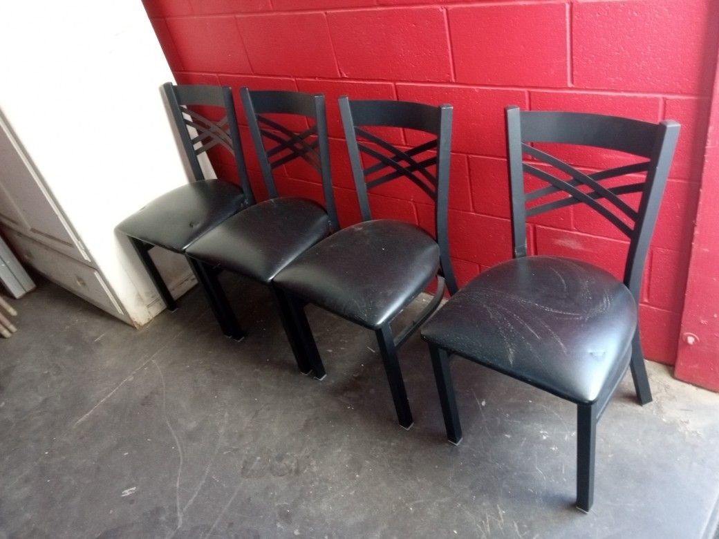 7 Metal Chairs