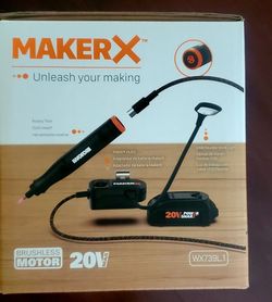 Brand New MakerX Rotary Tool Kit With Worklight