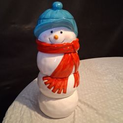 Christmas Snowman 4 Soup Bowls
