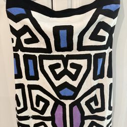 This stylish White sleeveless tube dress Xs 