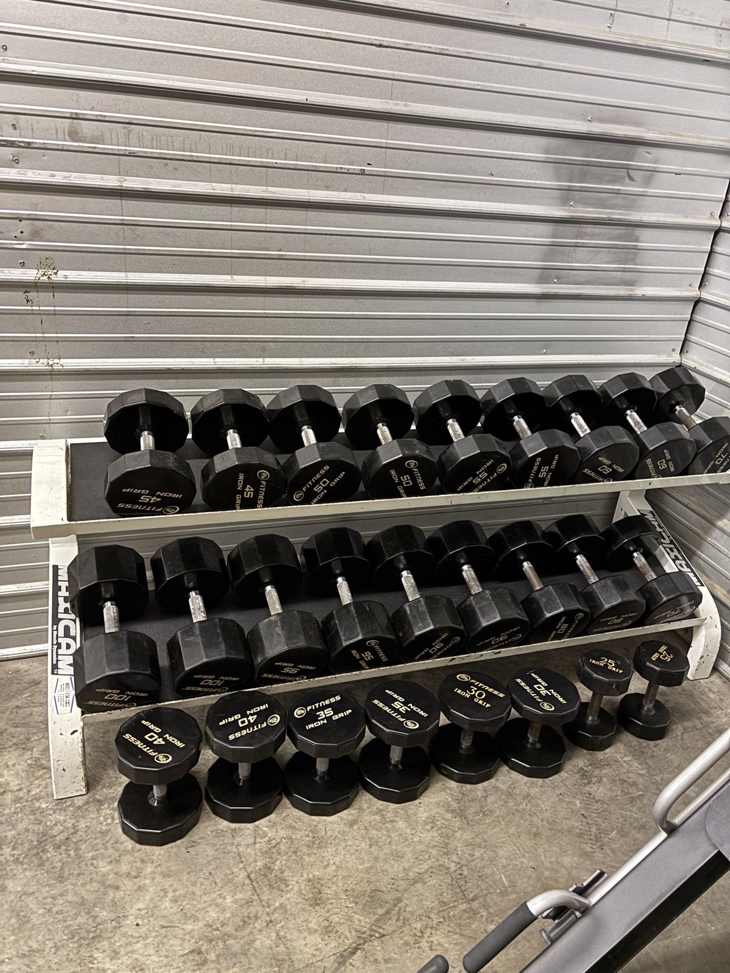 Iron Grip Dumbbells 