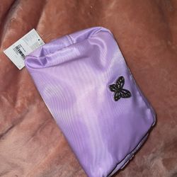 PURPLE MAKEUP BAG