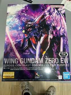 Bandai MG 1/100 Wing Gundam Zero EW Clear Purple Limited