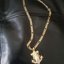 Gold Plated Virgin Mary Chain