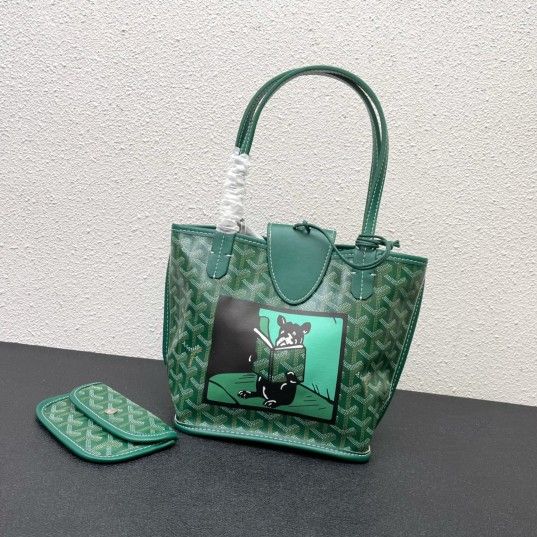 Go Yard Anjou Mini Tote Bag With Hulot Painting Size 20x19x8cm