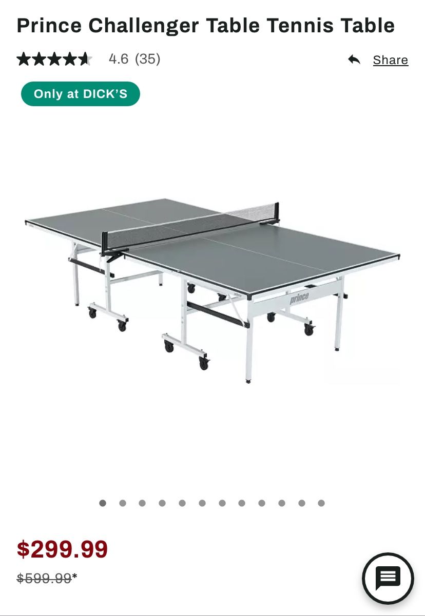 Prince Ping Pong Table