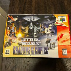 N64 Shadows Of The Empires Star Wars Game