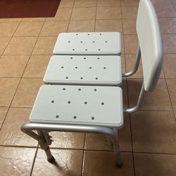 Transfer Bench / Tub Bench with Backrest