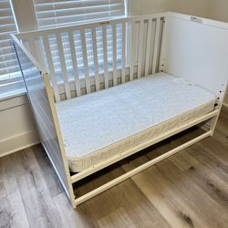 Toddler Bed With Waterproof Mattress 