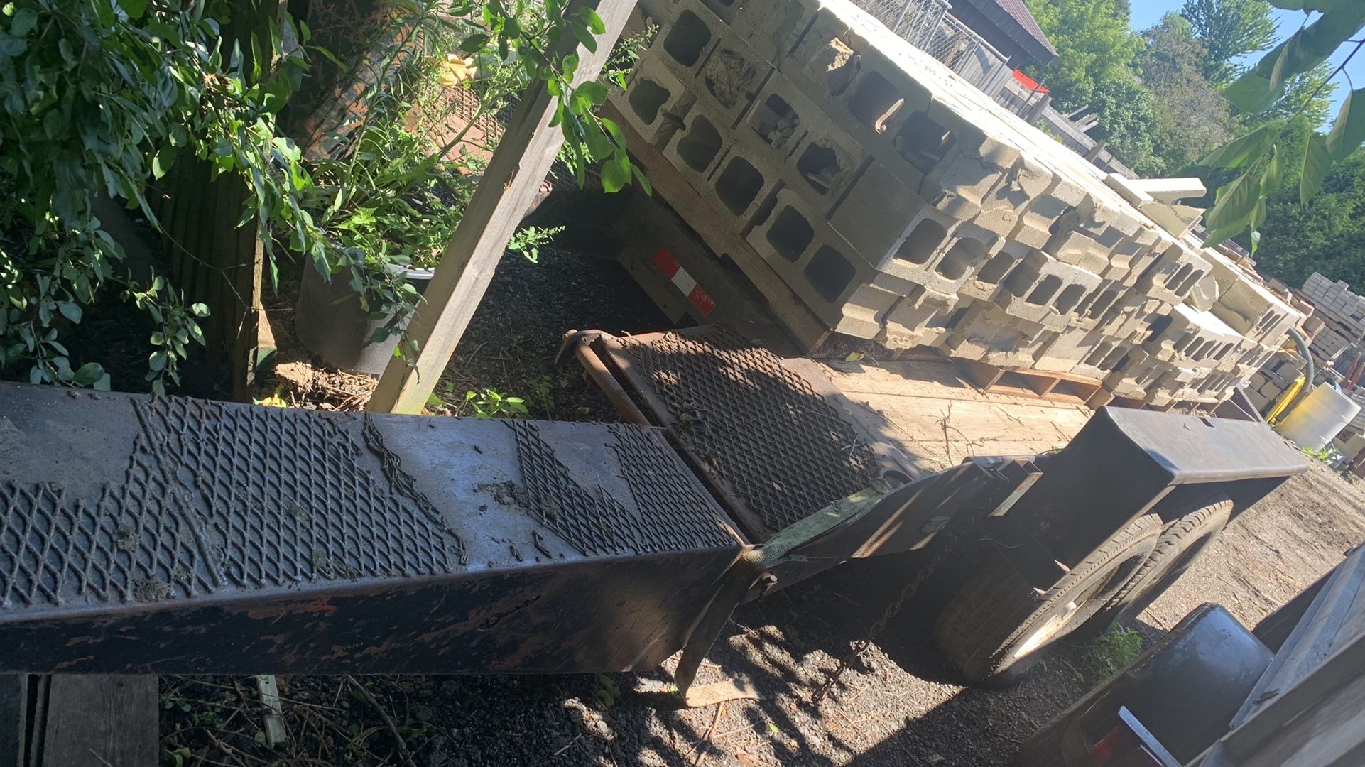 trailer platform 16” X 6”