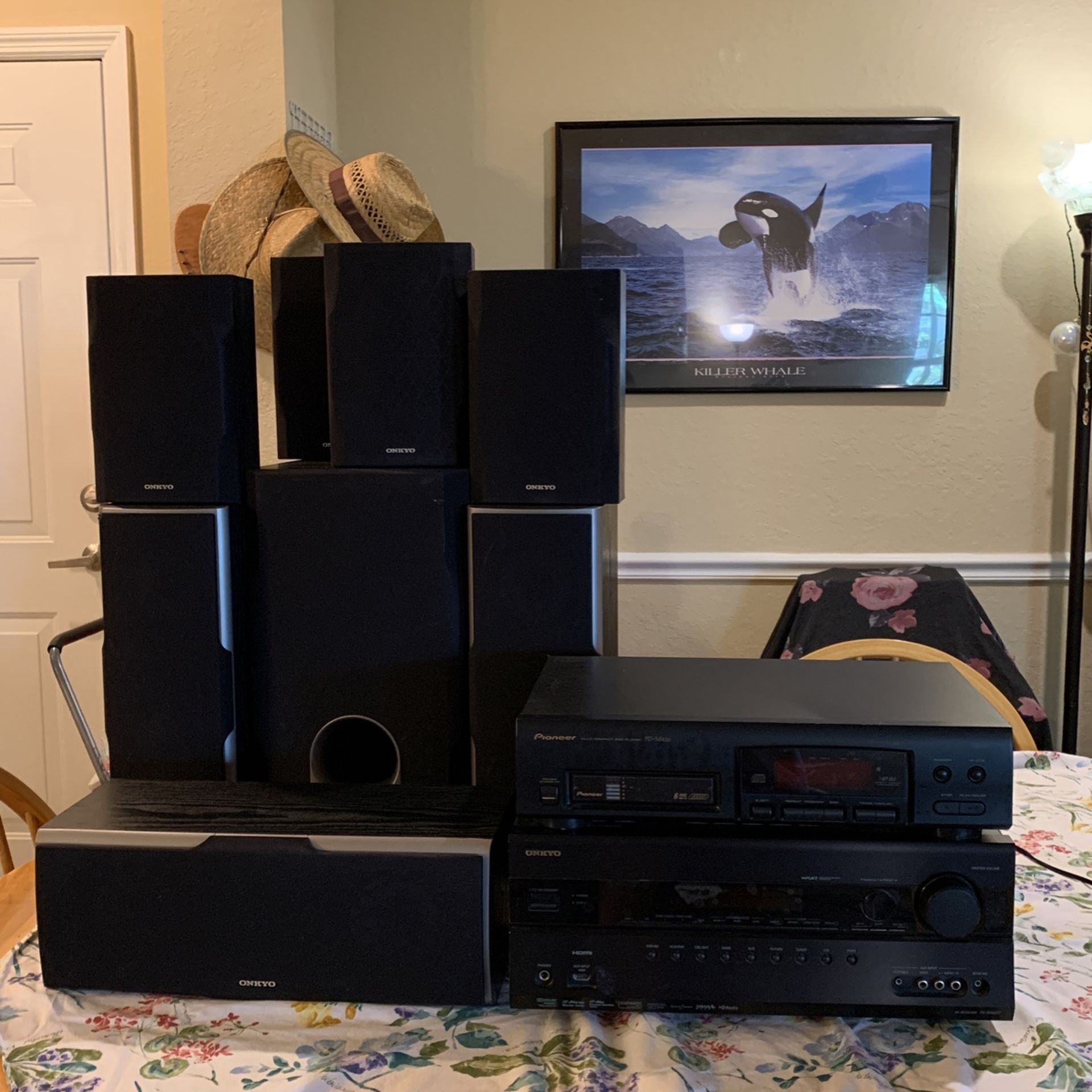 Onkyo SKS-HT540 7.1 Amp+8 speakers