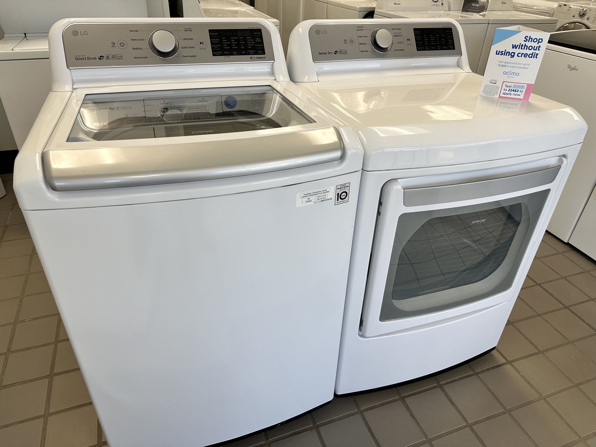 LG Washer And Dryer Set
