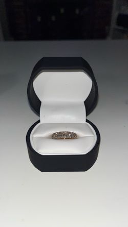 Women Diamond Wedding Band 10K Yellow Gold 1/2 CTTW - SIZE 7