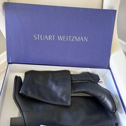 Stuart Weitzman Over The Knee Low Thigh Boots