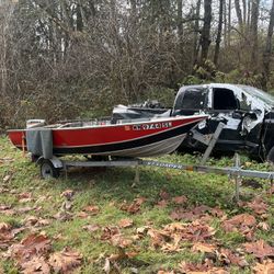 14’ Gregor Aluminum Boat 