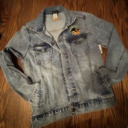 NEW Universal Studios Jurassic Park 30th Anniversary Jean Jacket 