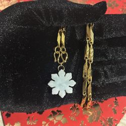 24K Gold PLATED Filipino Sun Jade Necklace