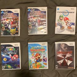 Mario + Resident Evil Wii Games