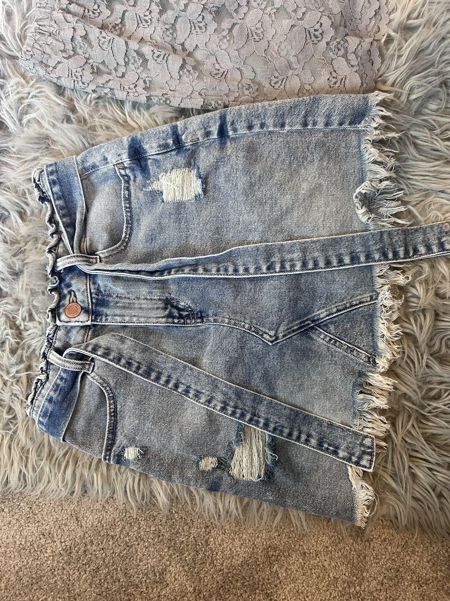 Jean Skirt 