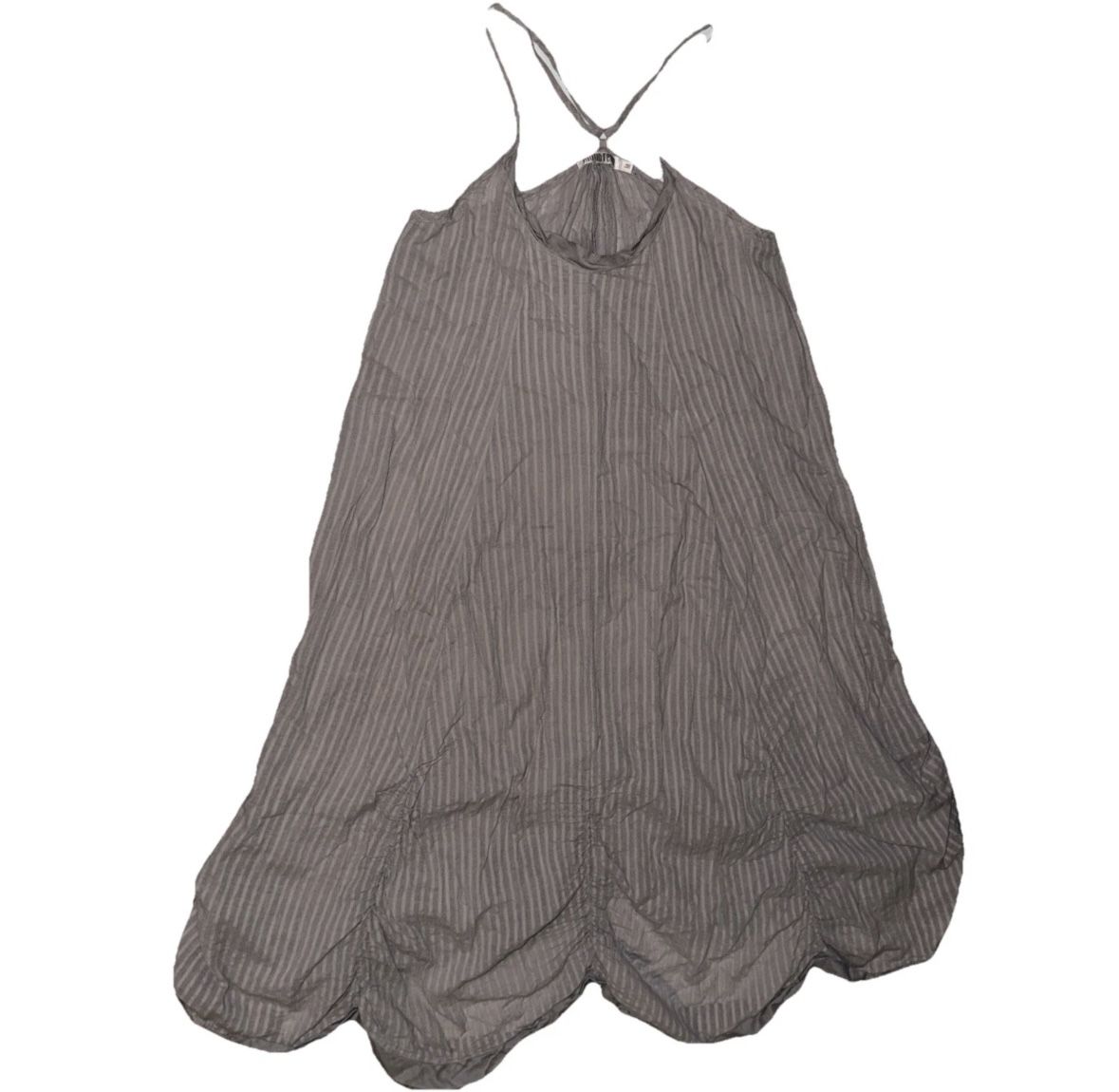Women’s Volume Drape Maxi Dress In Gray Size Medium