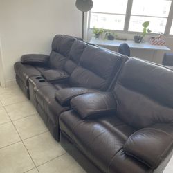 3 Piece Recliner Sofa