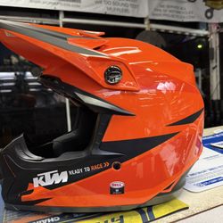 KTM MOTO 9 FLEX HELMET (ORANGE/BLACK) - Medium