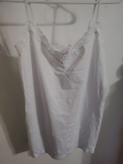 White laced cami