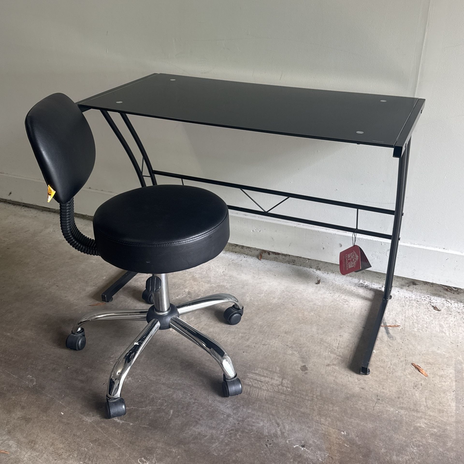 Glass Table and Chair