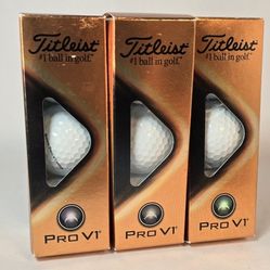 New Titleist PRO-V1 Golf Balls - 3 Sleeves
