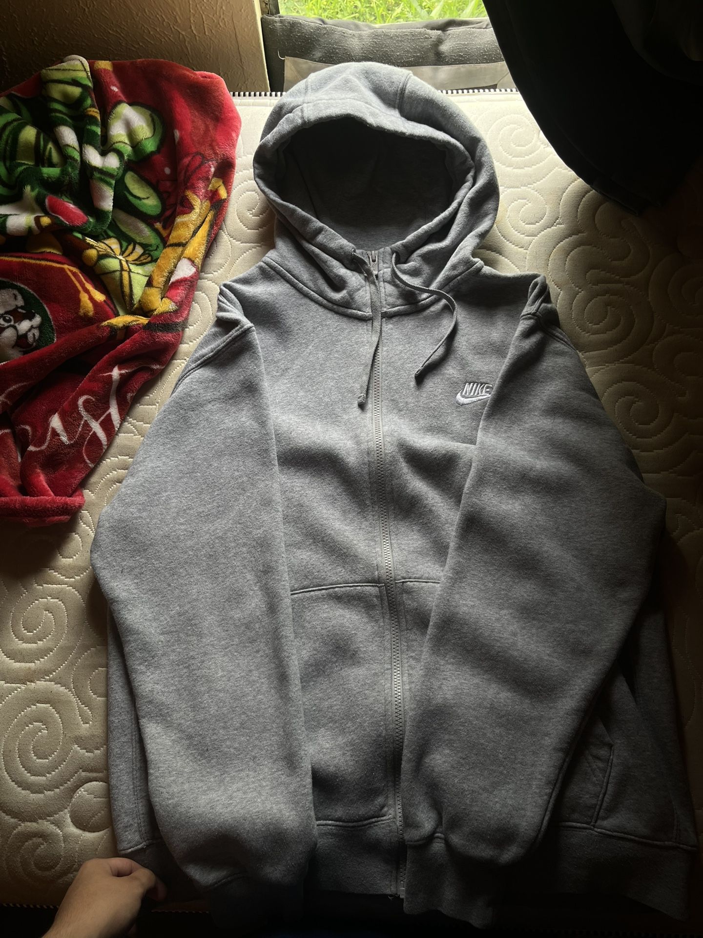 Nike Men's Club Full-Zip Fleece Hoodie Large