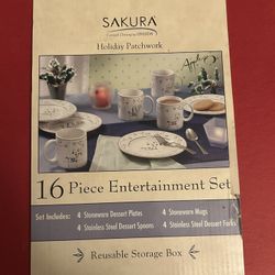 Vintage Sakura Holiday Dish Set