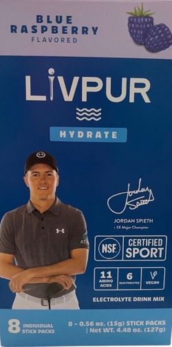 LivPur Hydrate Electrolytes (4 boxes) Drink Mix Packets