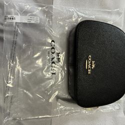 COACH CROSSGRAIN LEATHER MINI SERENA CROSSBODY SHOULDER IN LEATHER BLACK 