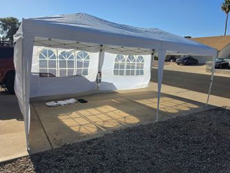 Massive 10'×20' straight leg canopy