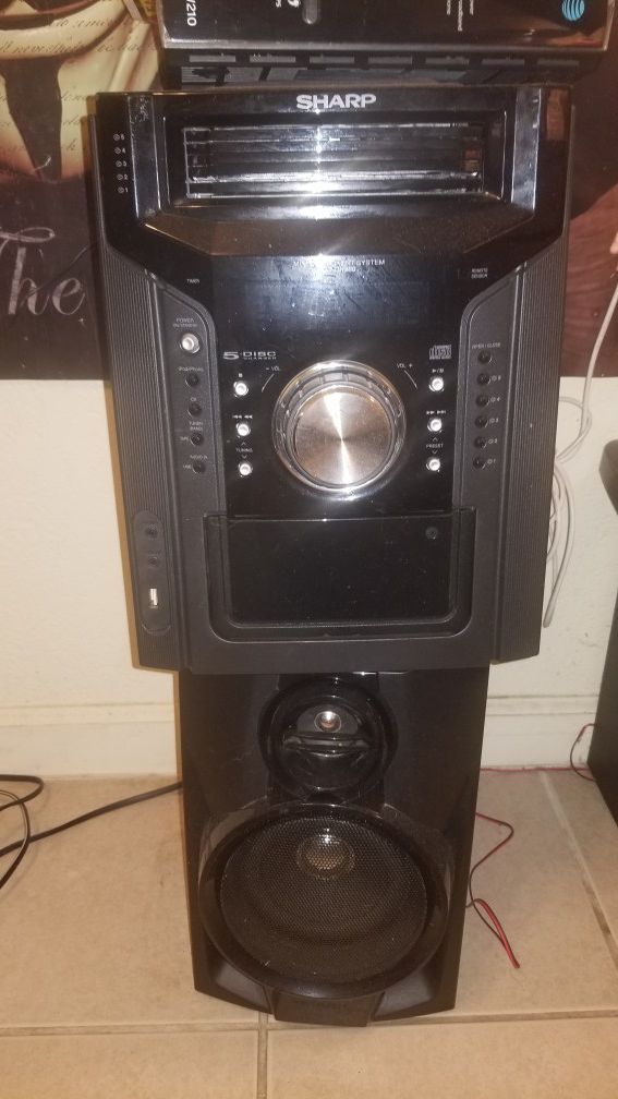 Sharp 330w stereo system