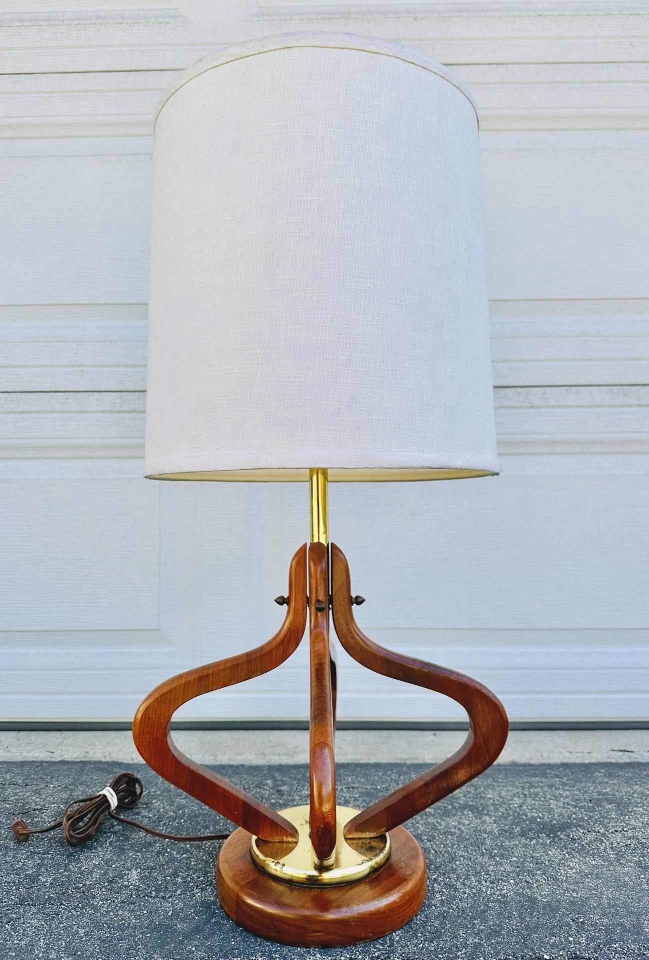 Adrian Pearsall Style Teak Lamp